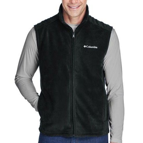 Columbia Men s Fleece Vest Custom Branded Promotional Vest Swag