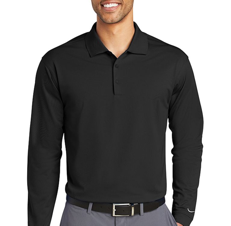 Nike Long Sleeve Polo - Custom Branded Promotional Polos - Swag.com