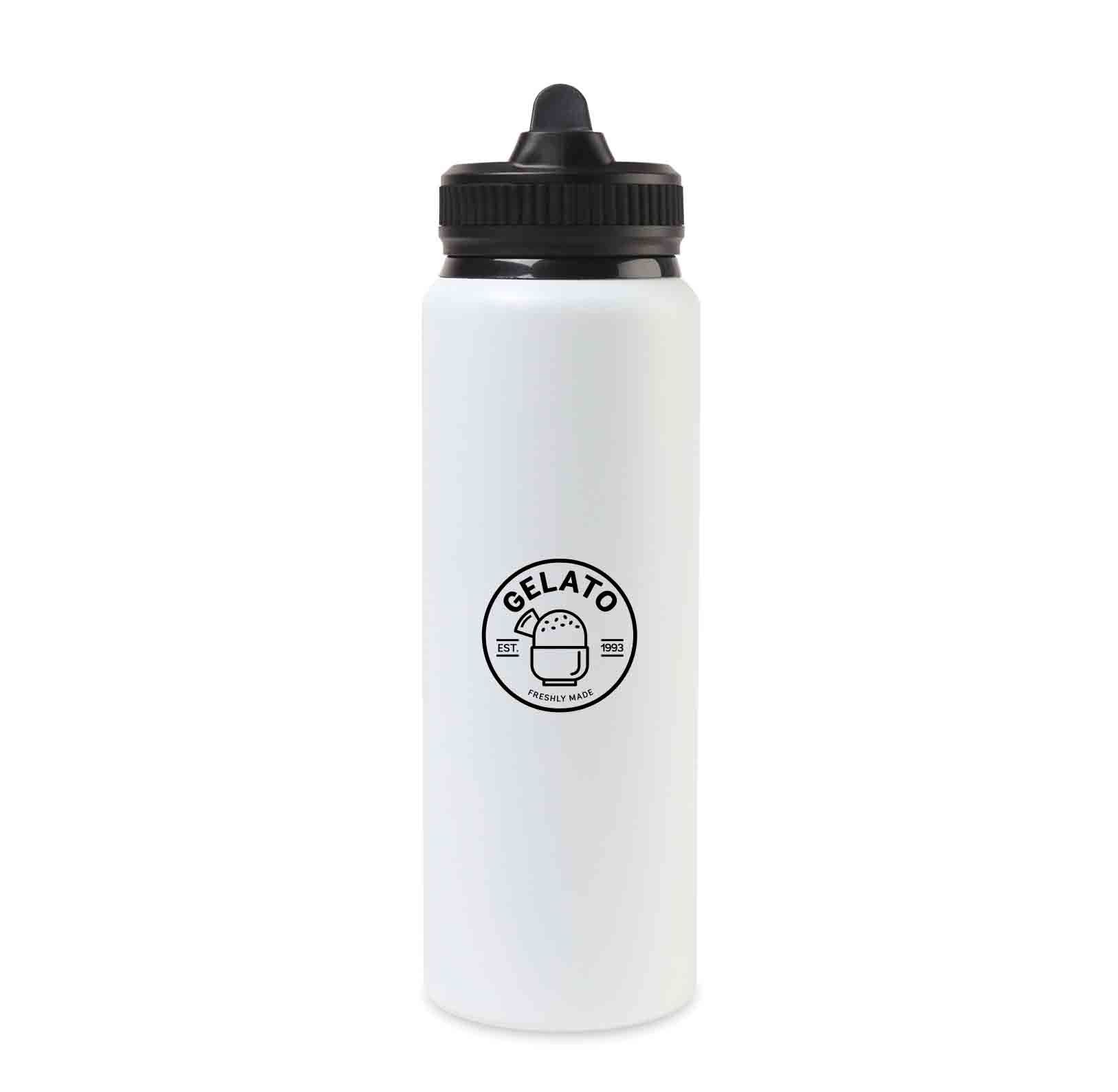 32 Oz. Aluminum Straw Water Bottle