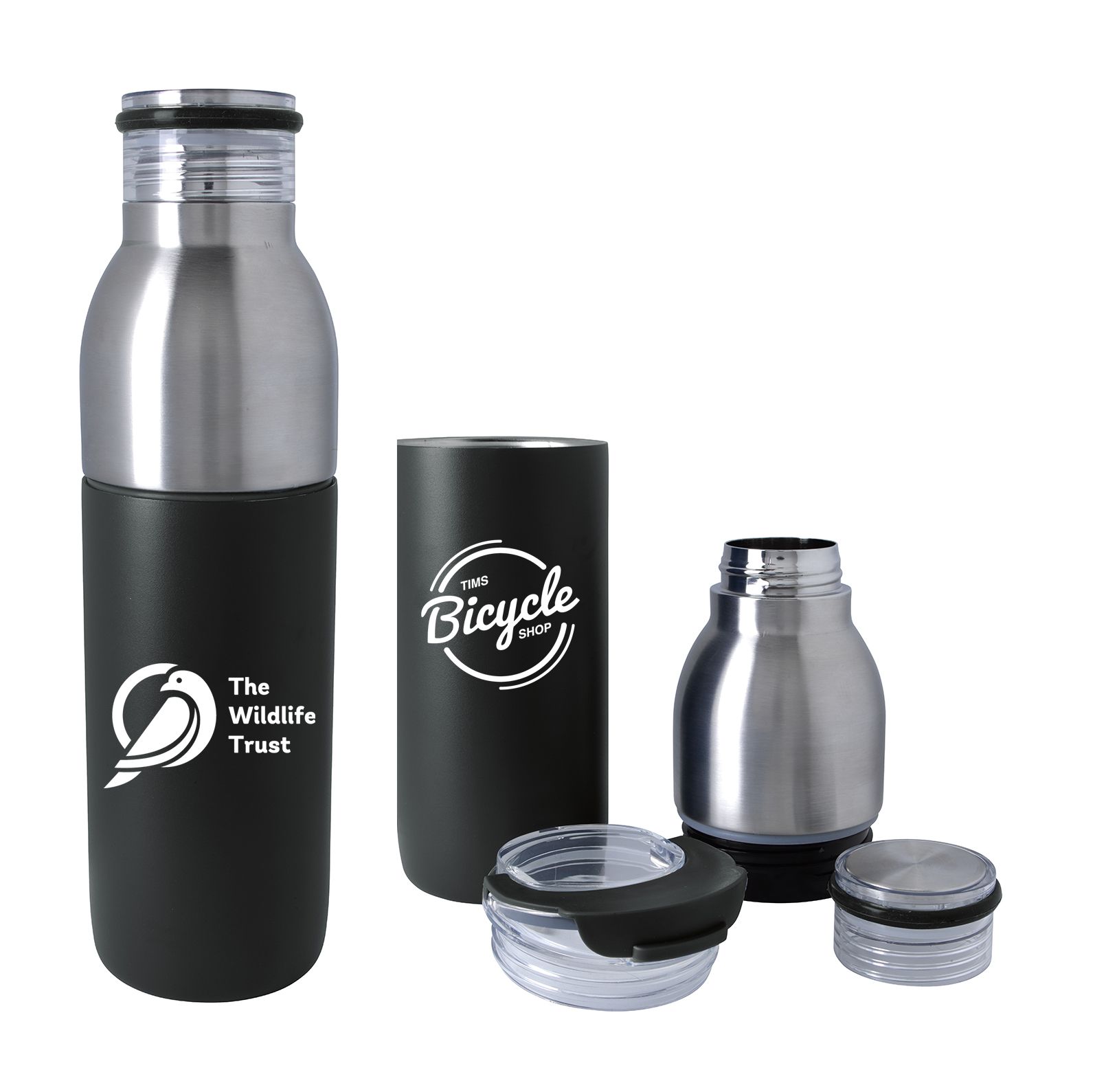 22 Oz. 2-In-1 Vacuum Bottle Tumbler