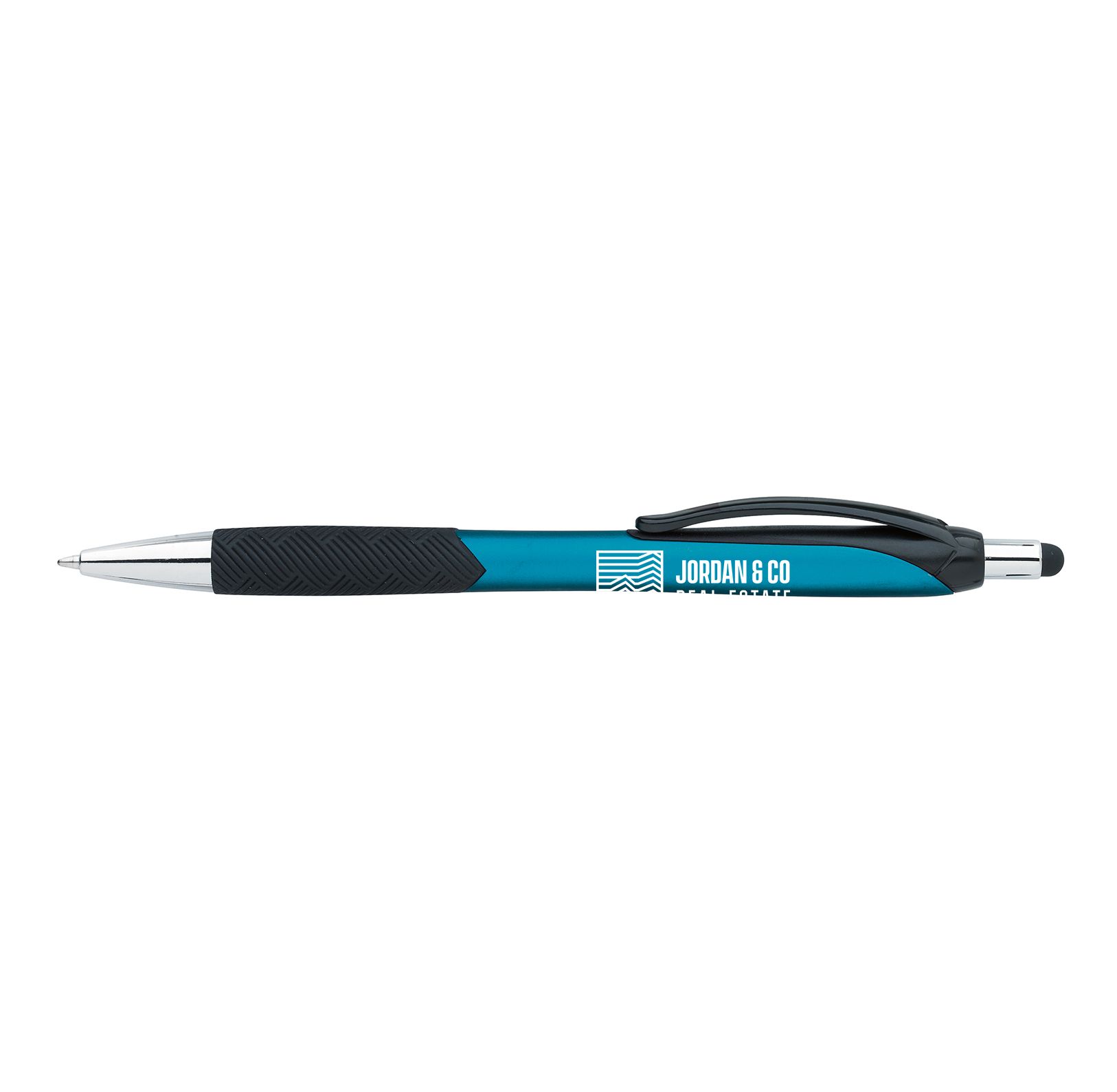 Metallic Pattern Grip Stylus Pen