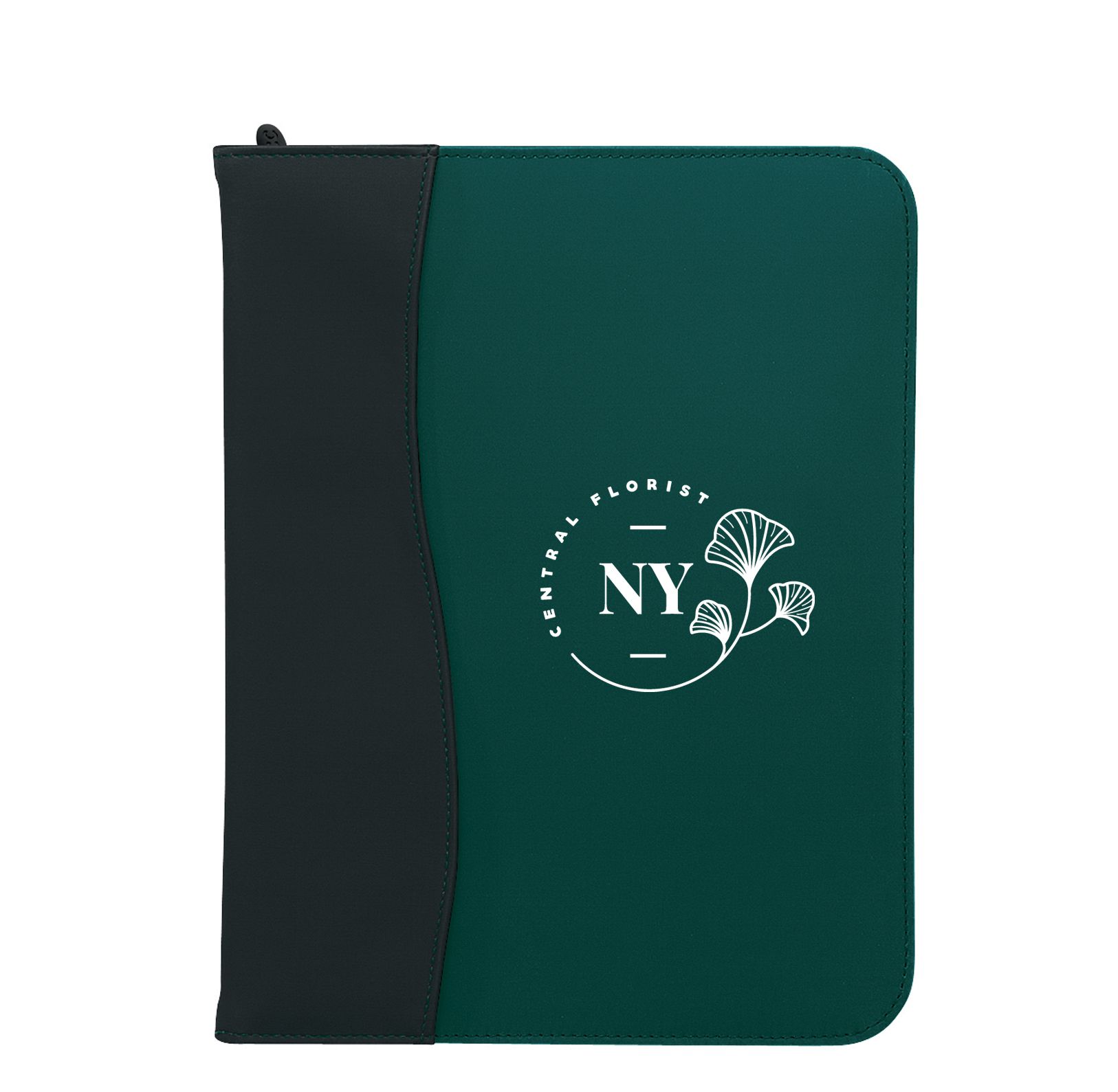 SIgN Wave Zippered Padfolio