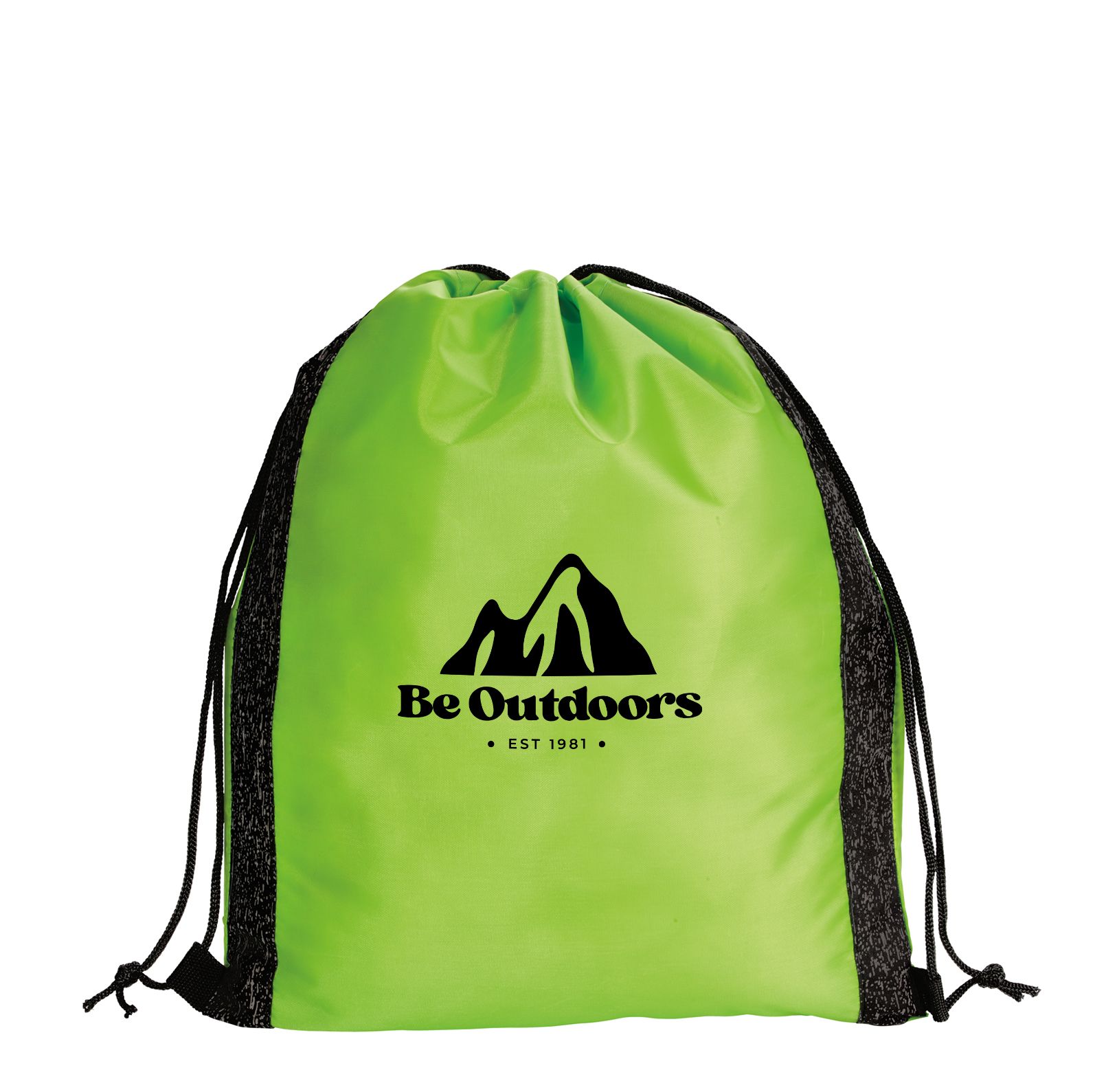 Reflective Splash Drawstring Backpack