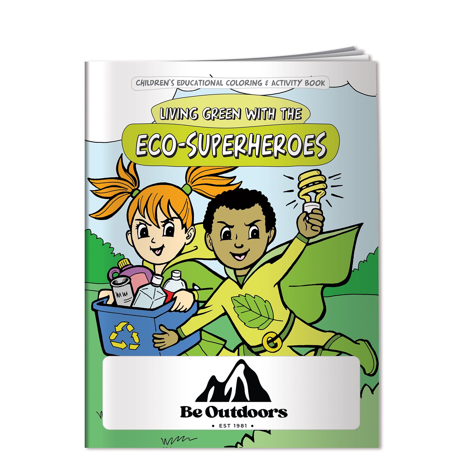 Coloring Book: Eco-Superheroes