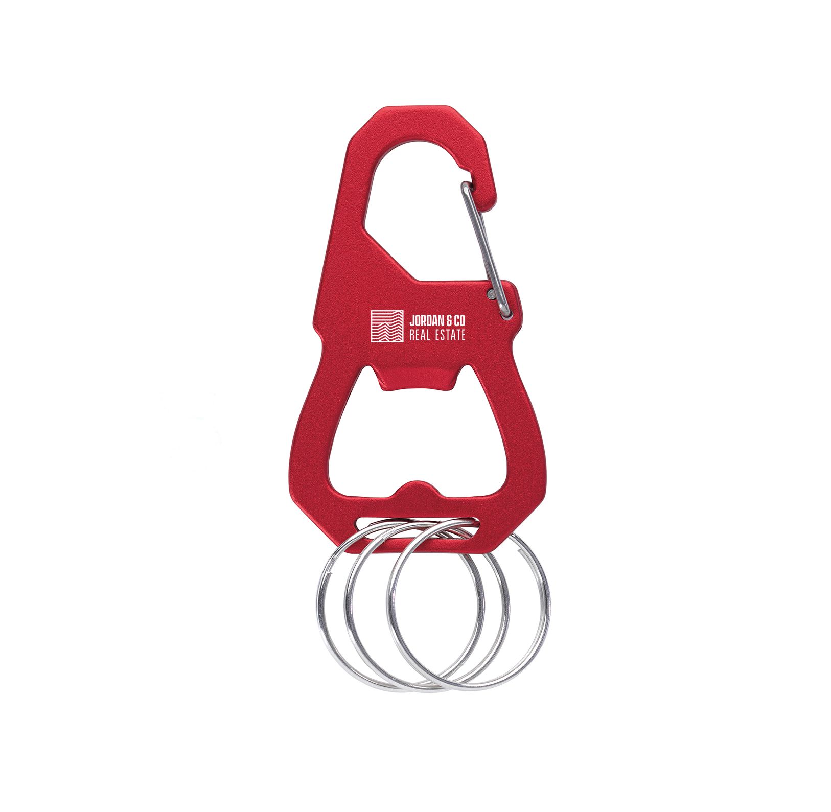 3 Keyring Carabiner With Bottle Opener