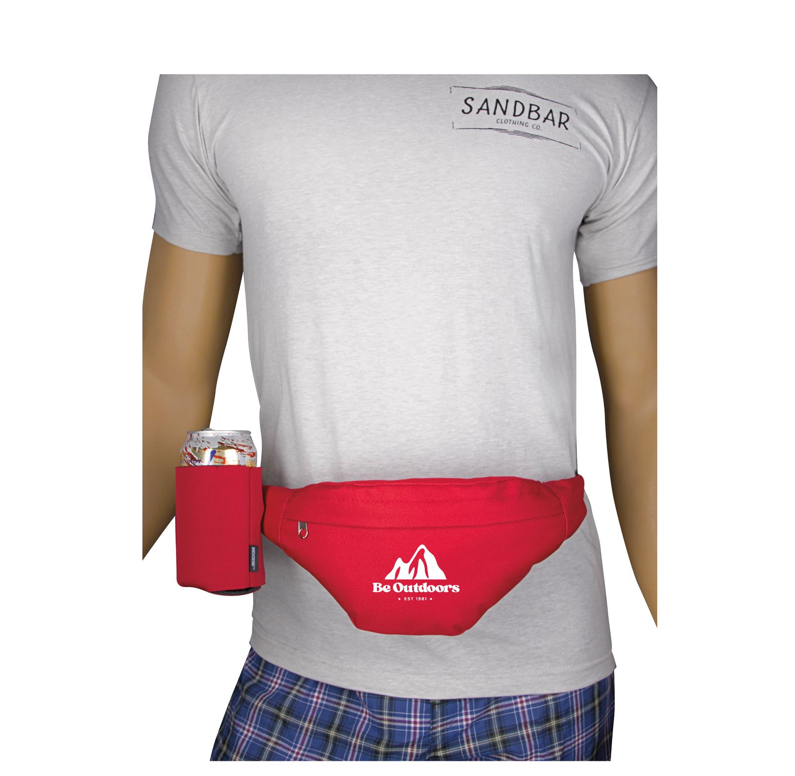 Party Fanny Pack With Koozie Can Kooler