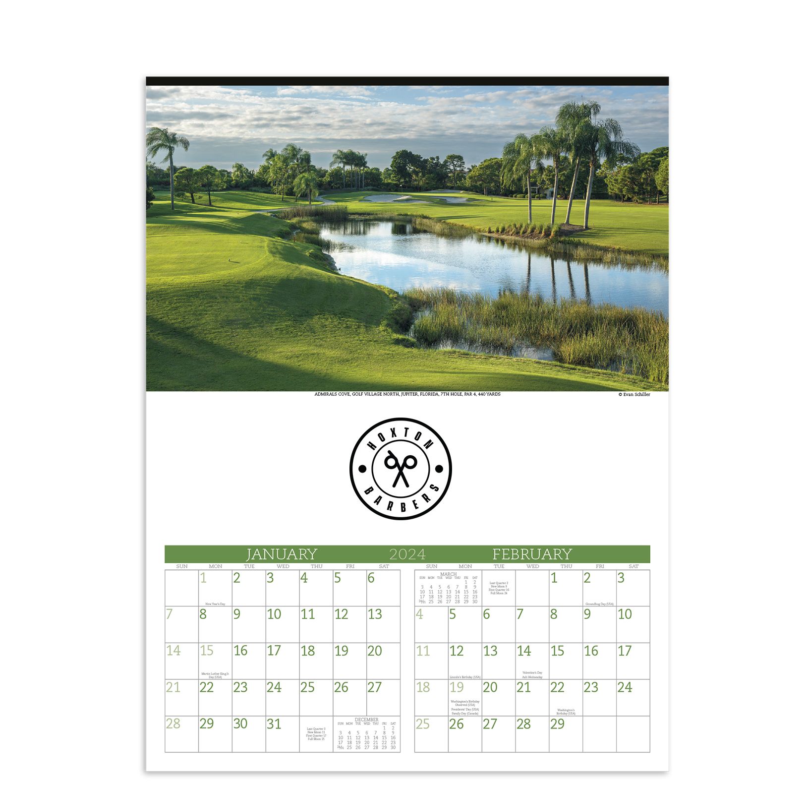 2024 Executive Golf Calendar