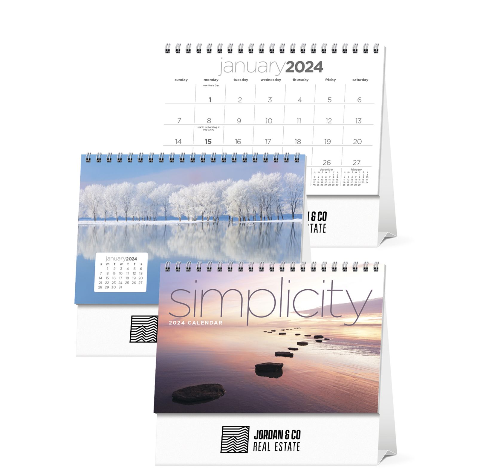 2024 Simplicity Large Desk Calendar