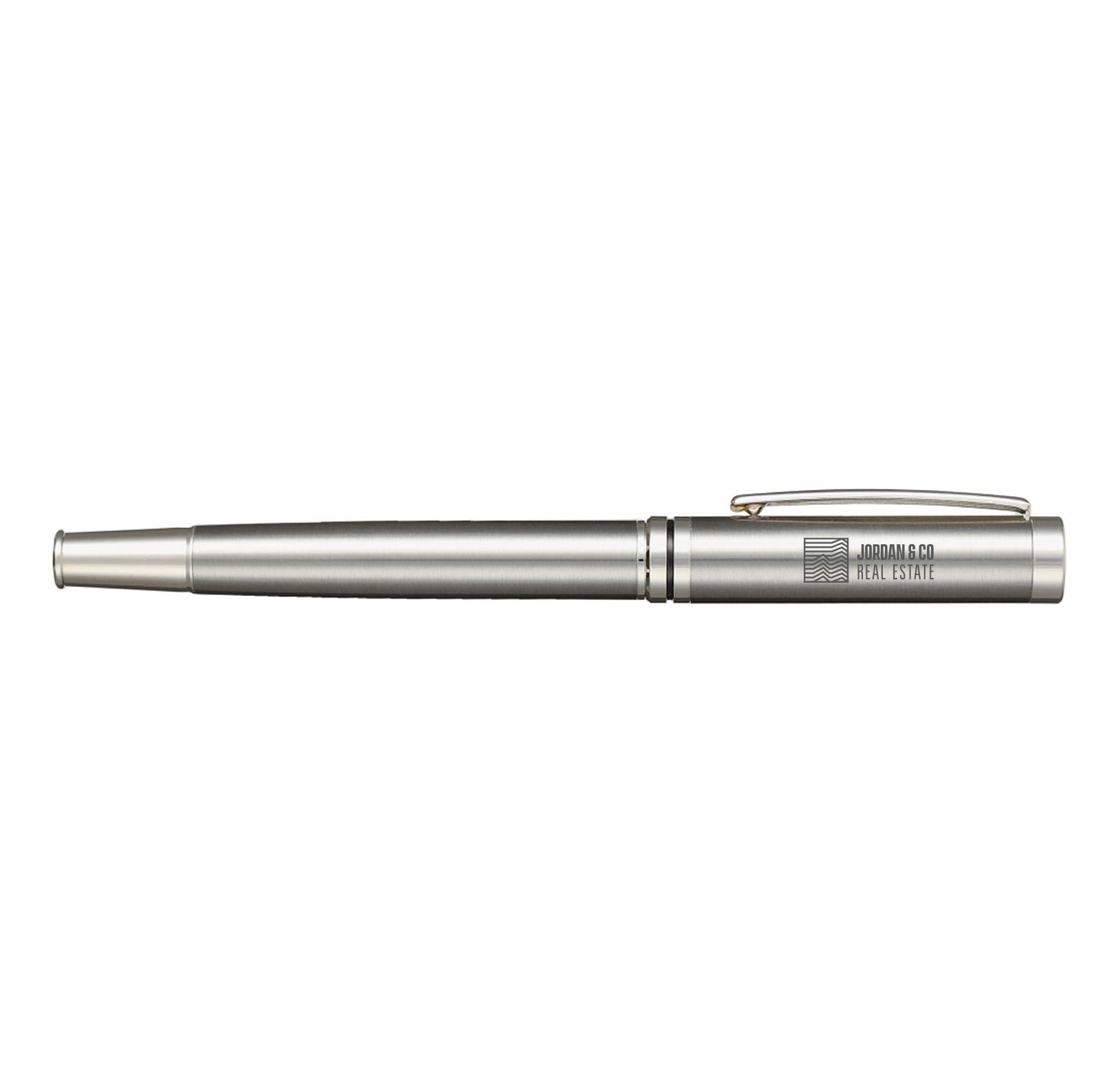 Recycled Stainless Steel Rollerball Pen