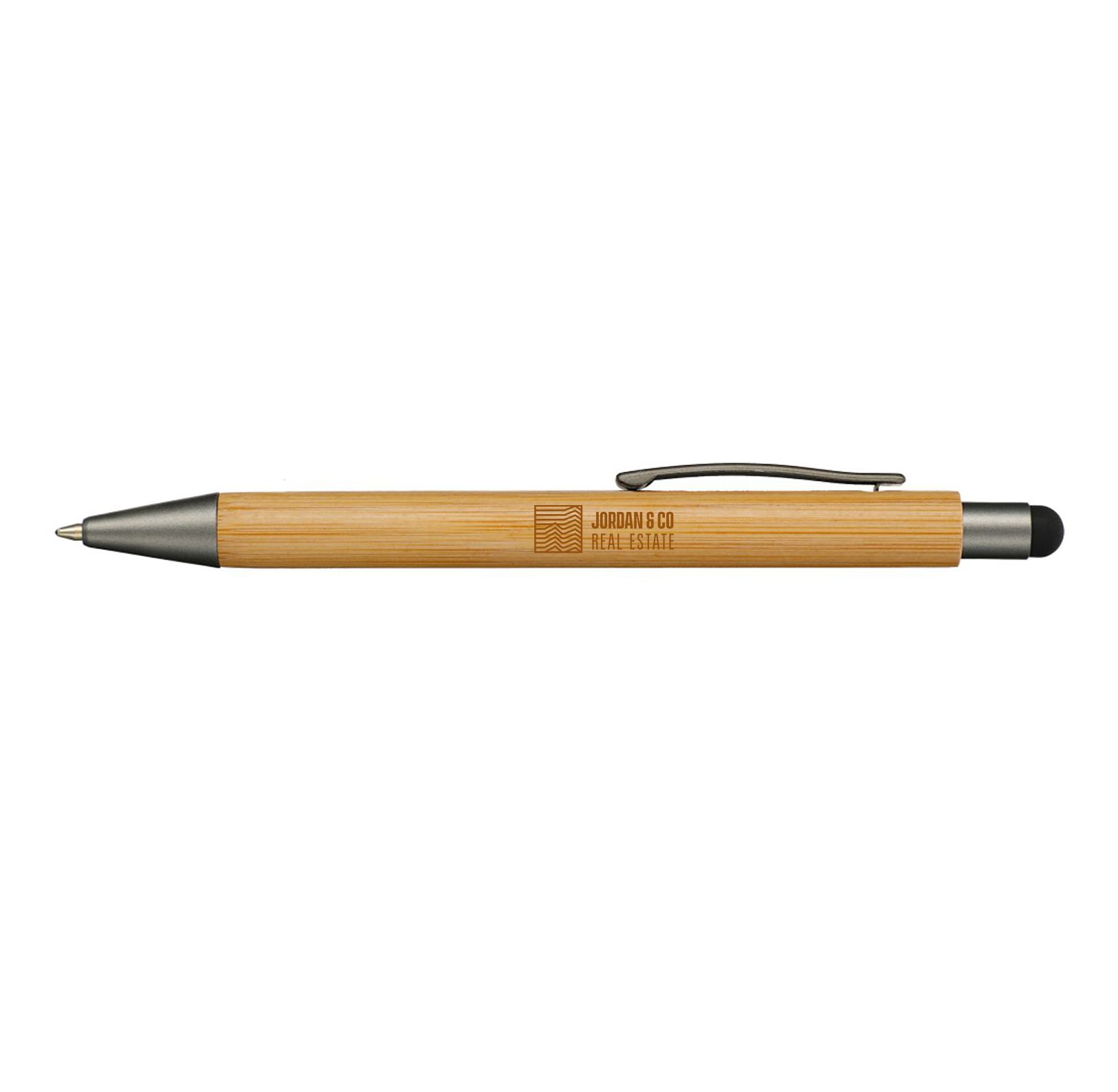 Bamboo Gel Ballpoint Stylus Pen