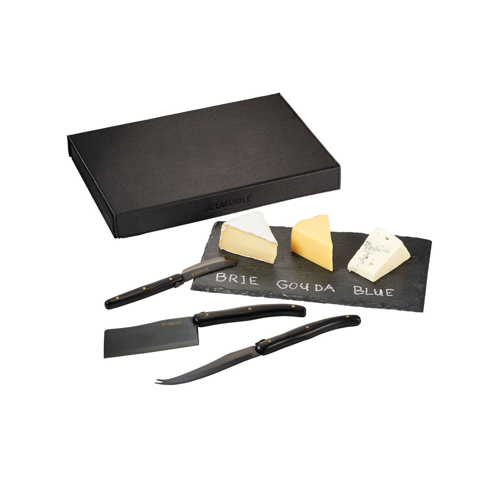 Laguiole Black Cheese & Serving Set