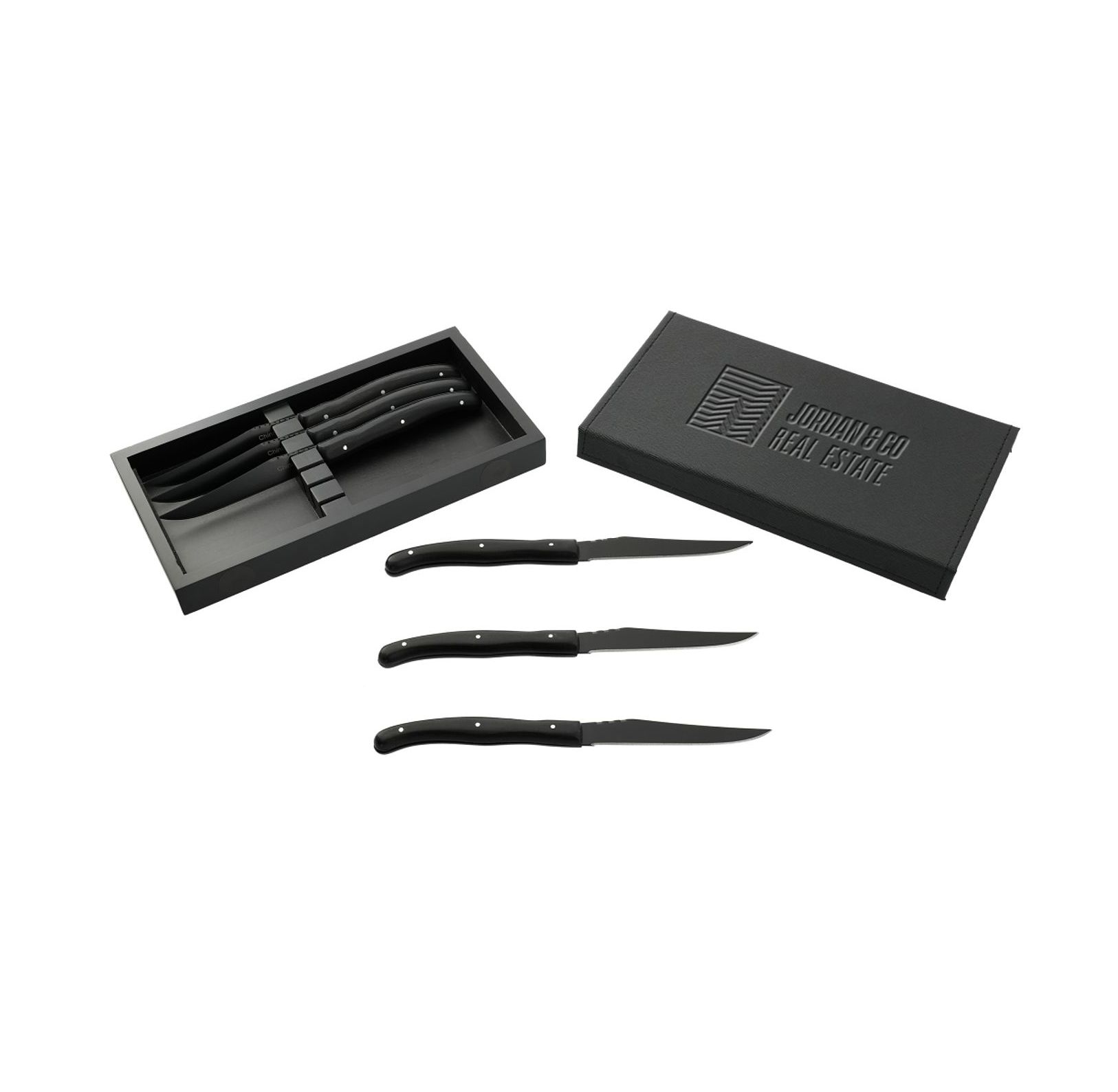 Modena Black Knife Set