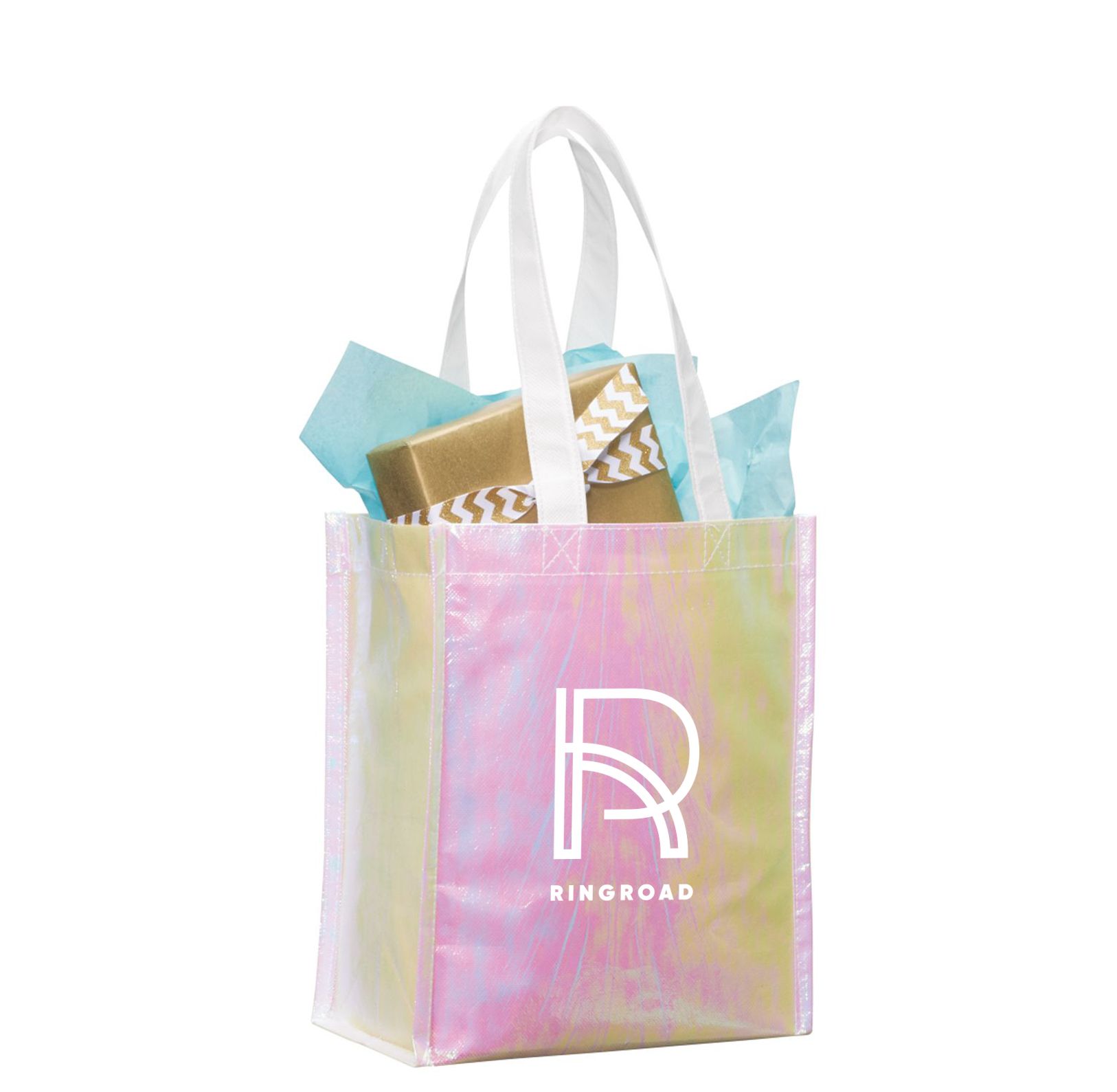 Iridescent Non-Woven Gift Tote