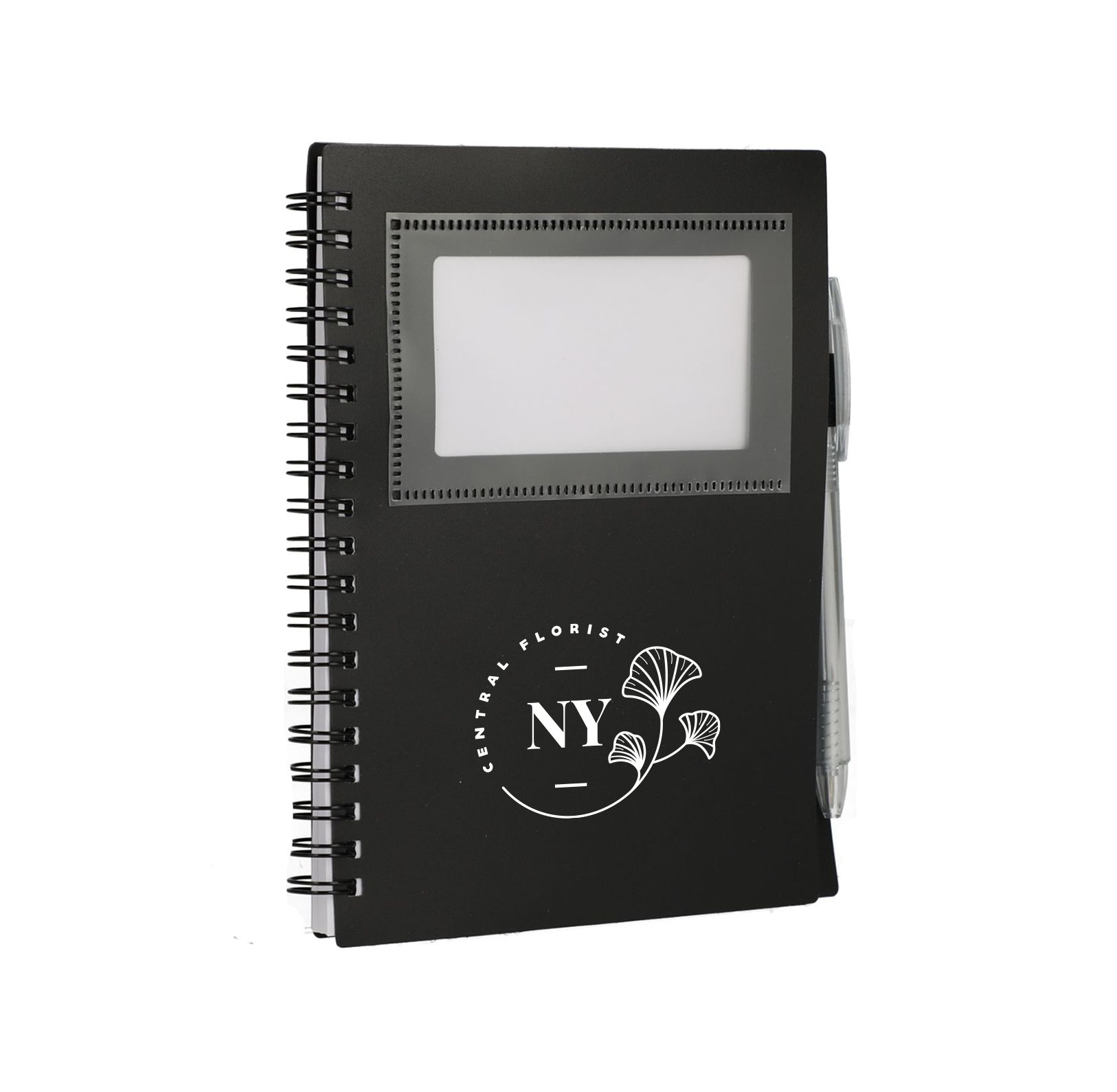 5'' X 7'' FSC Recycled Spiral Notebook With Pen