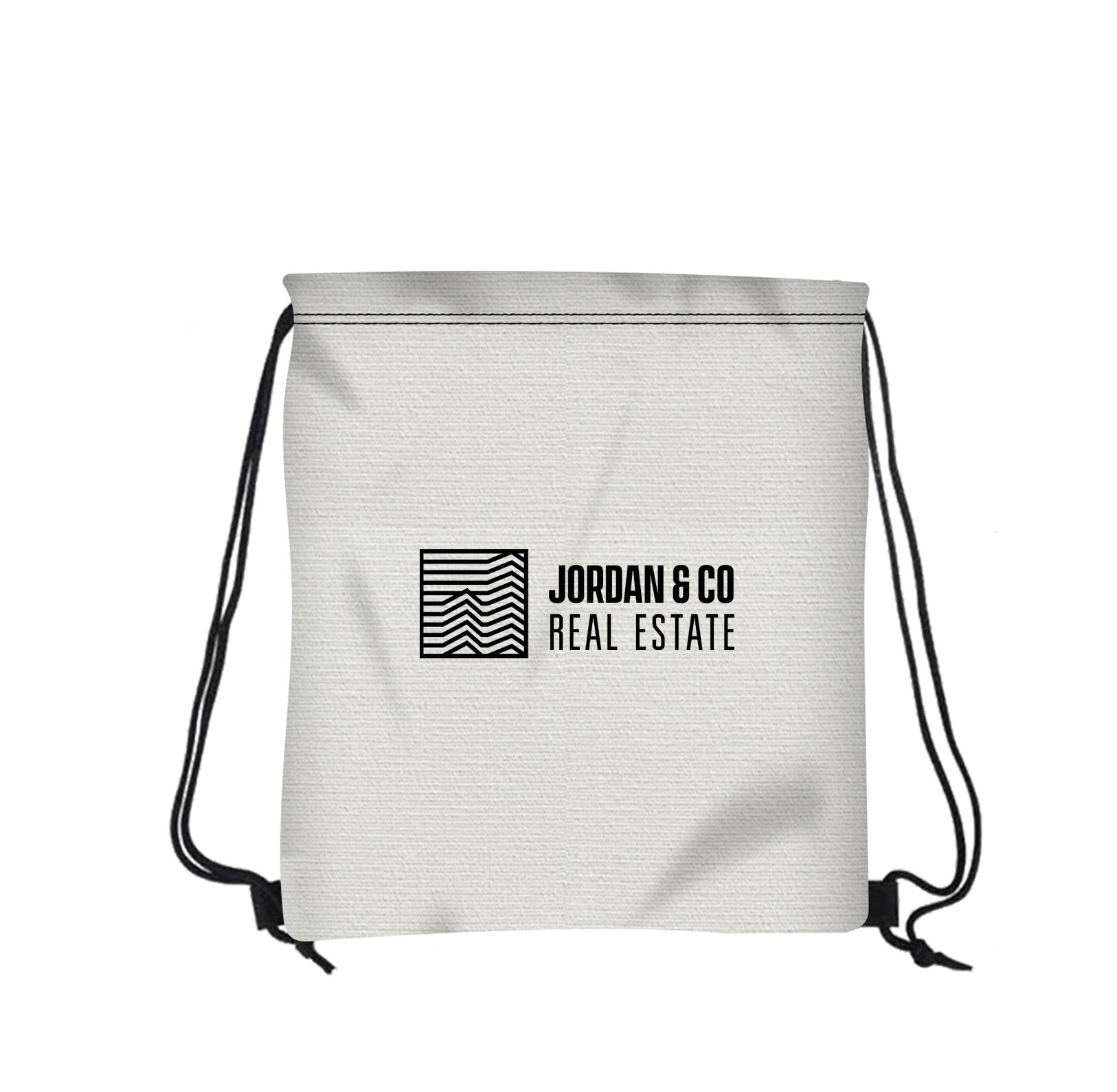 16''W X 18''H Canvas Drawstring Backpack