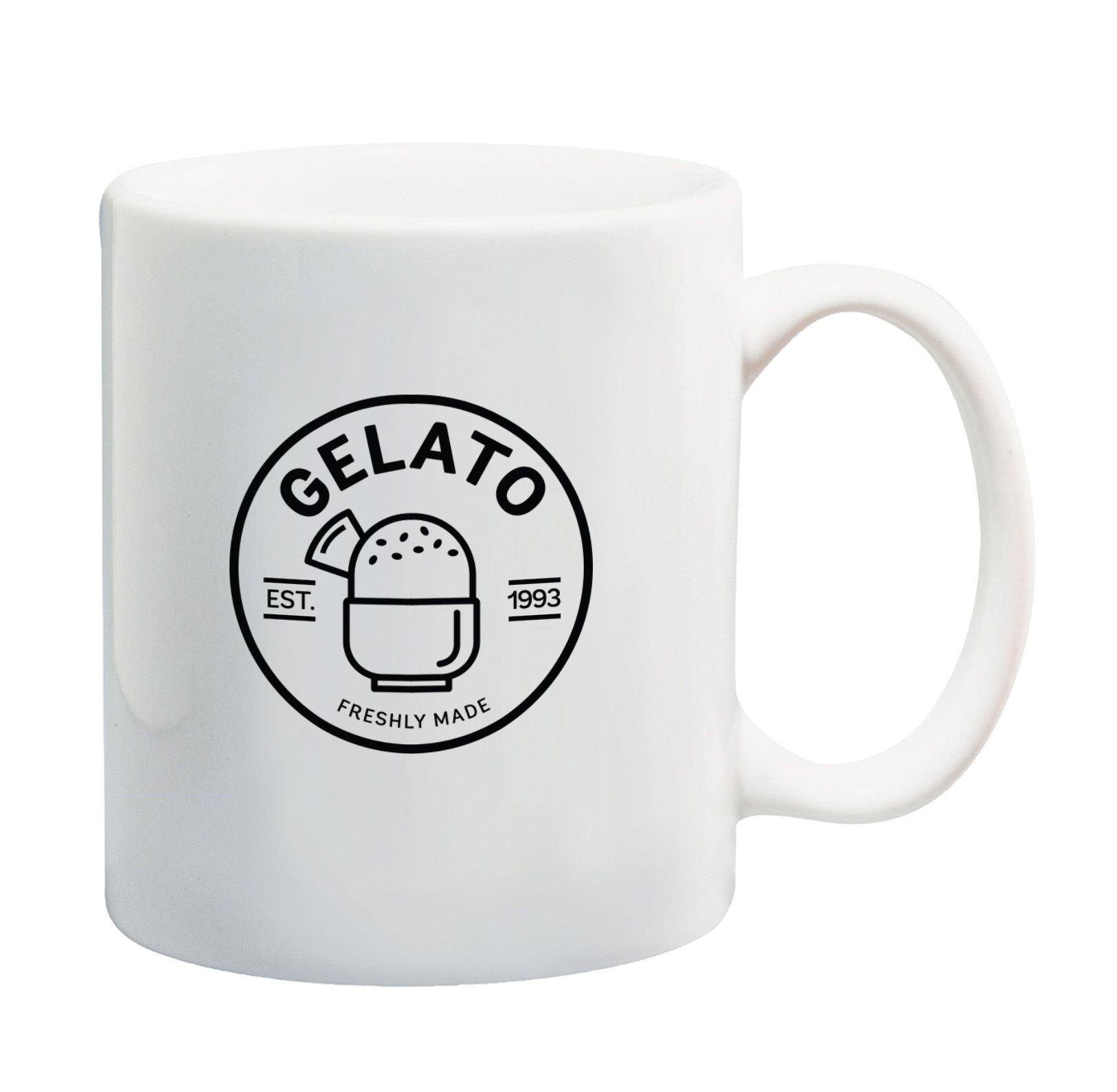 11 Oz. White Ceramic Mug