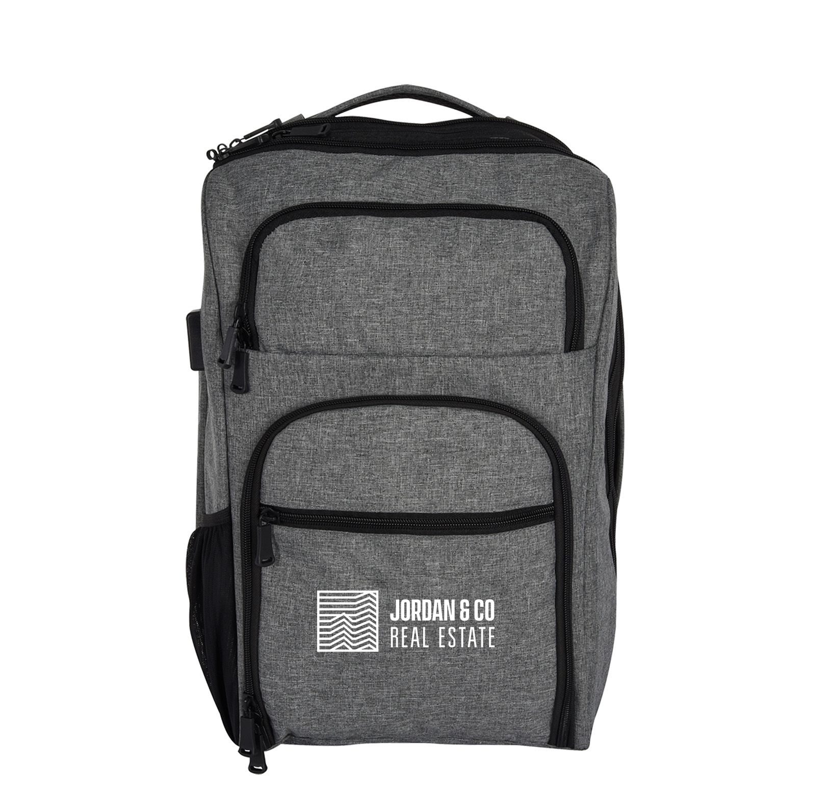 Heathered RFID Backpack & Briefcase