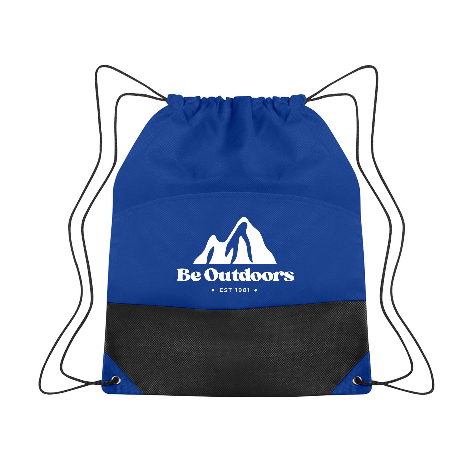 Non-Woven Two-Tone Drawstring Sports Pack