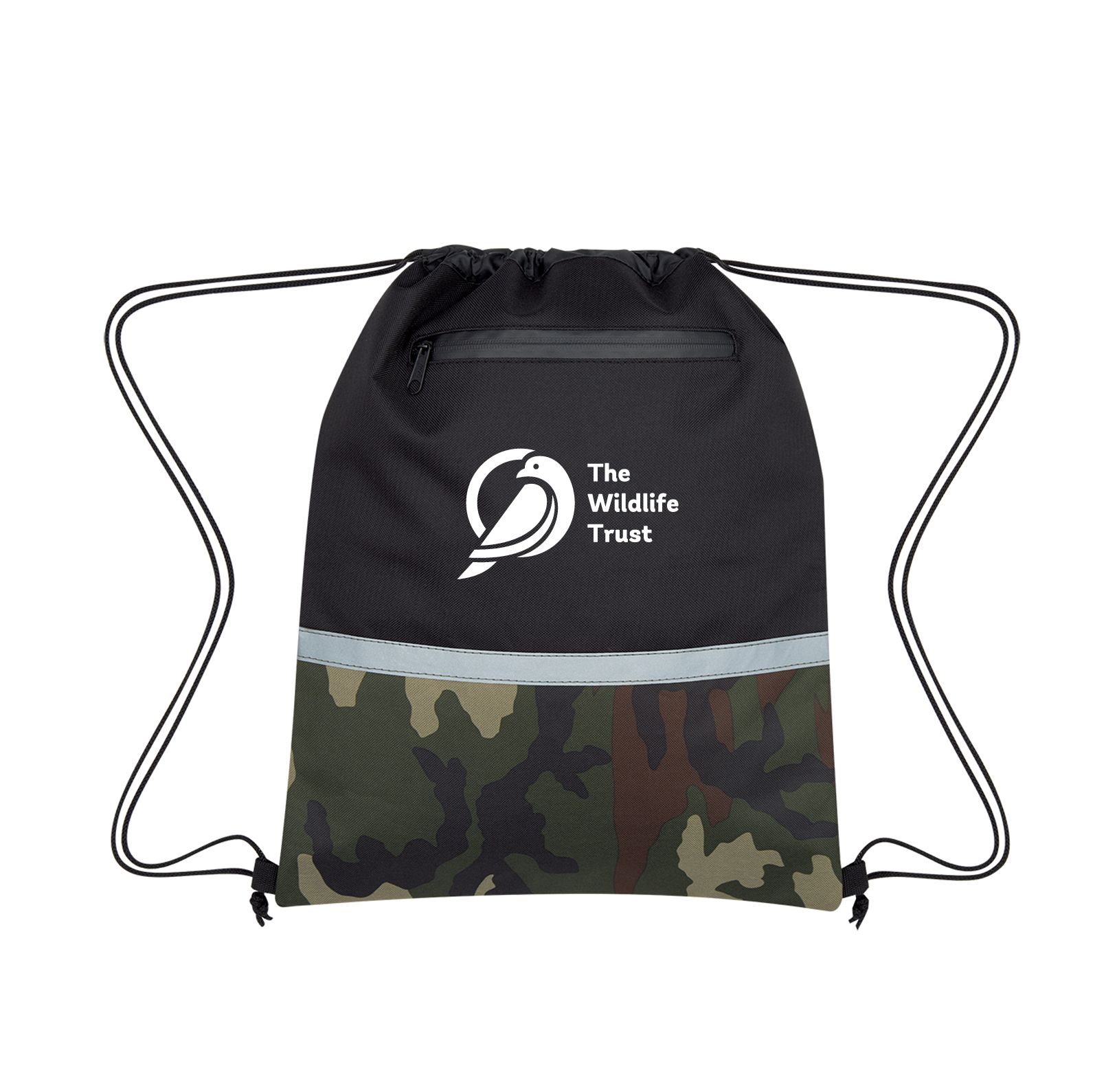 Camo Accent Drawstring Sports Pack