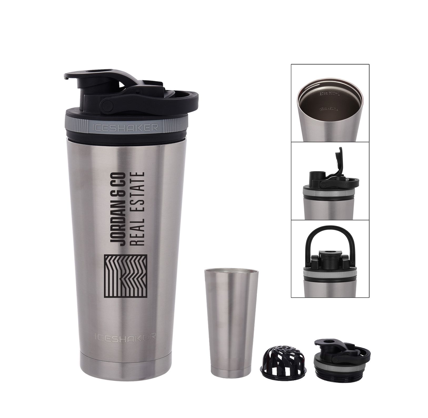 26 Oz. Stainless Steel Shaker Bottle