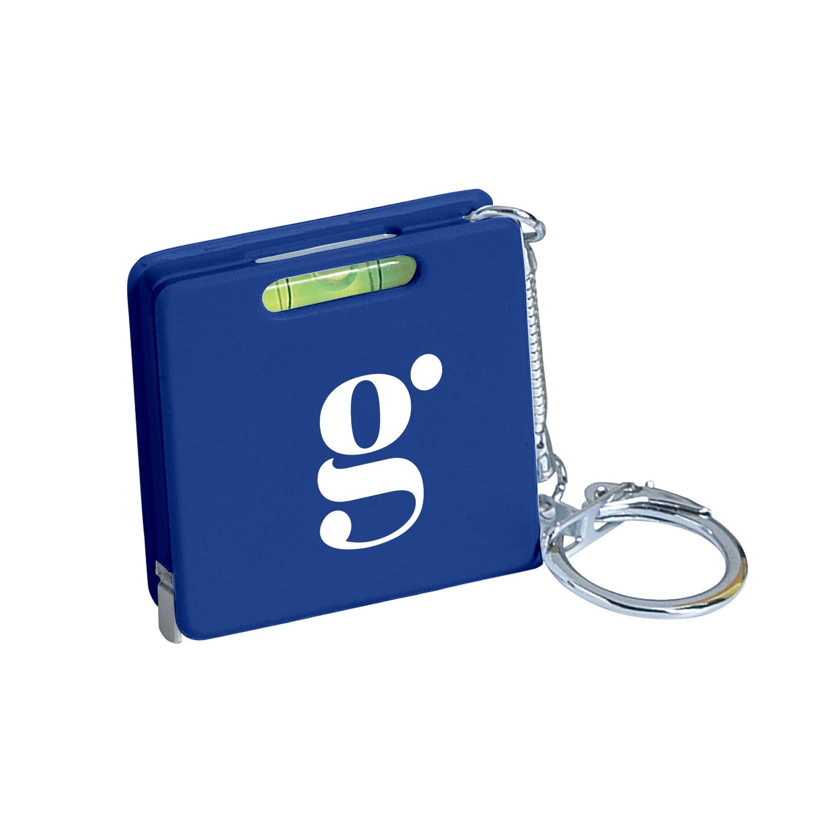 Square Level Tape Measure Key Tag