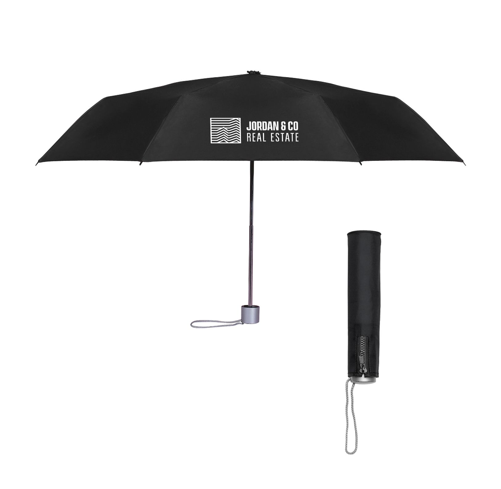 42'' Arc Trendy Telescopic Folding Umbrella