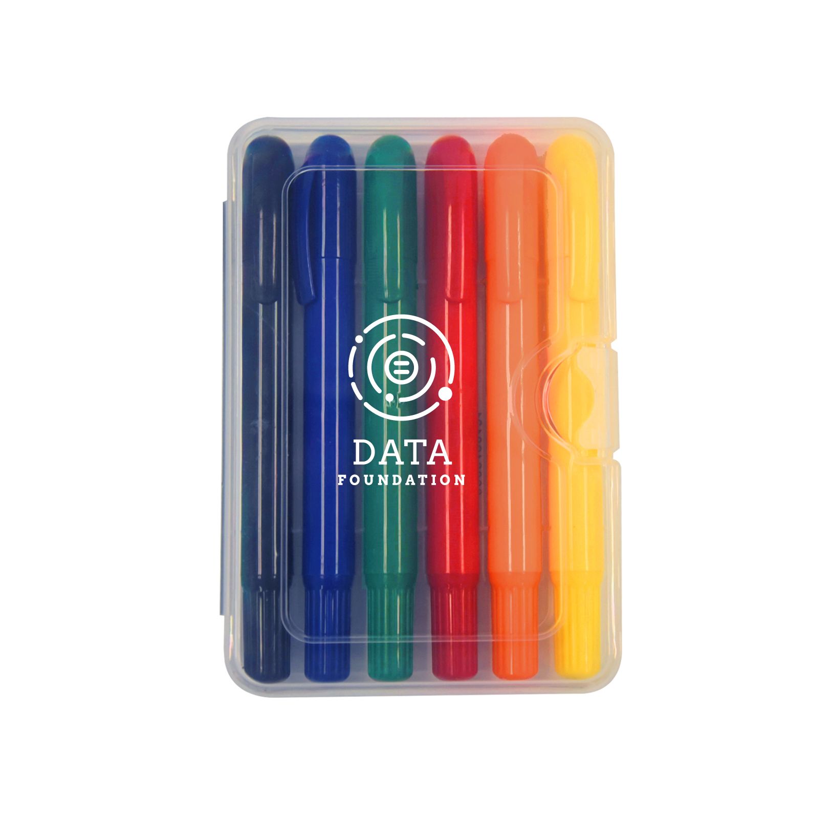 6-Piece Retractable Crayons In Case