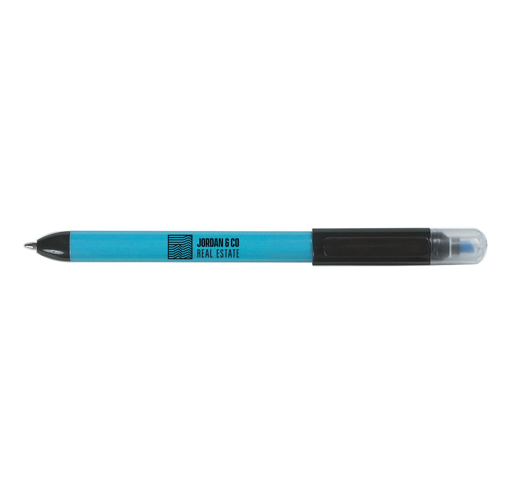 Twin-Write Ballpoint Pen With Highlighter