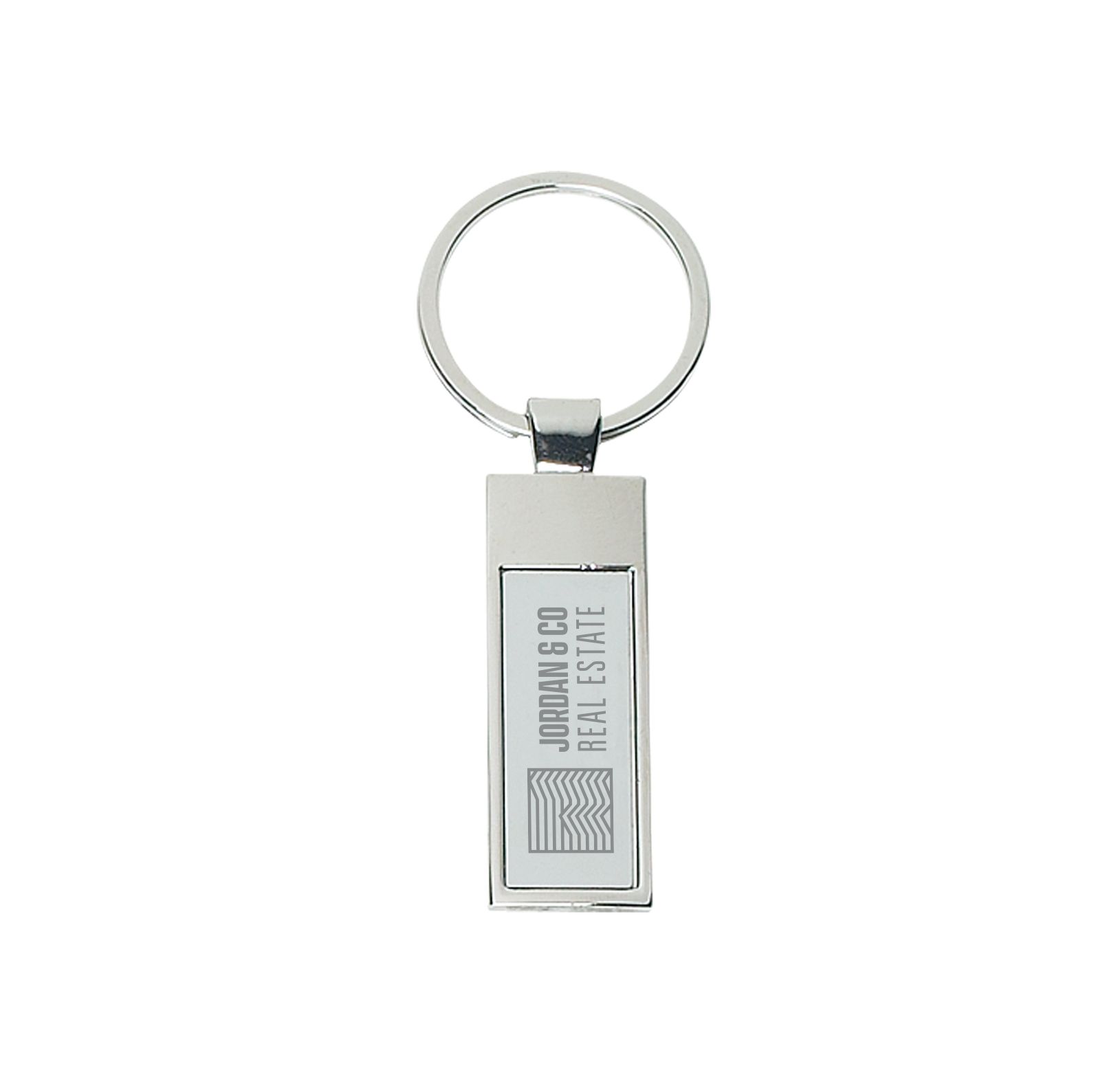 Rectangle Metal Key Tag