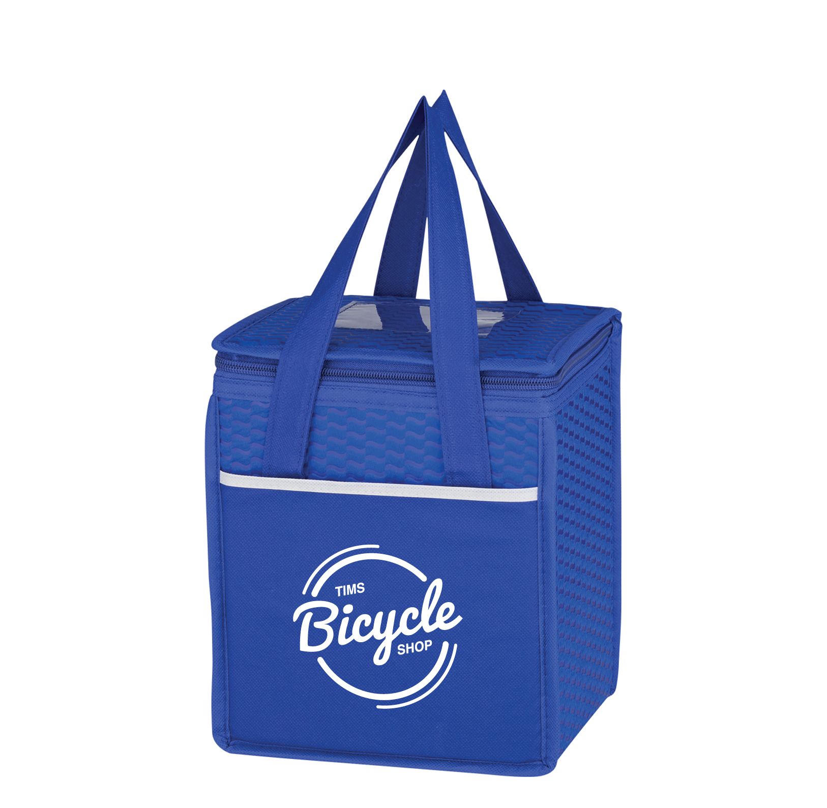 Non-Woven Wave Design Cooler Lunch Bag