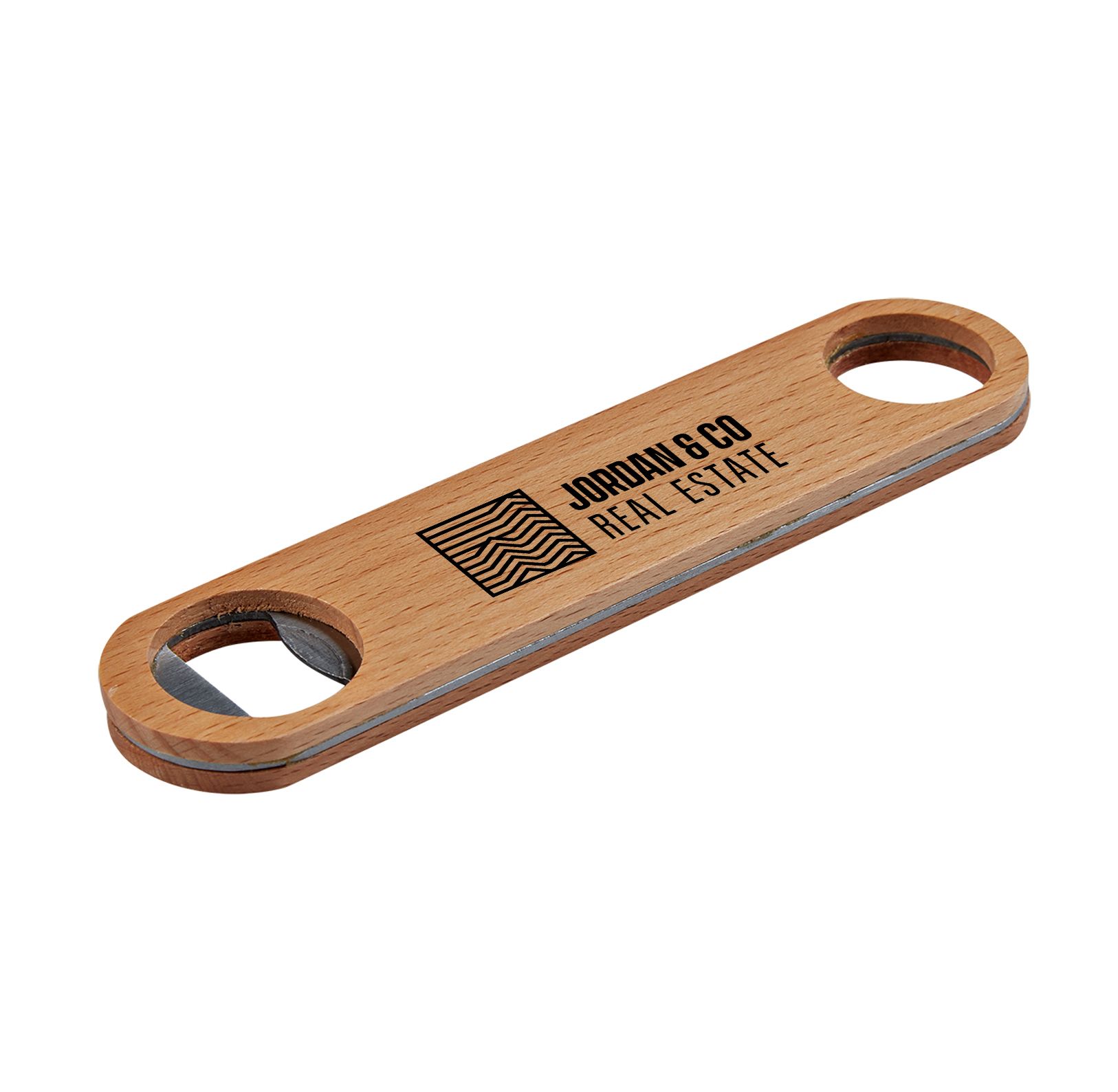 Large Wood Bottle Opener