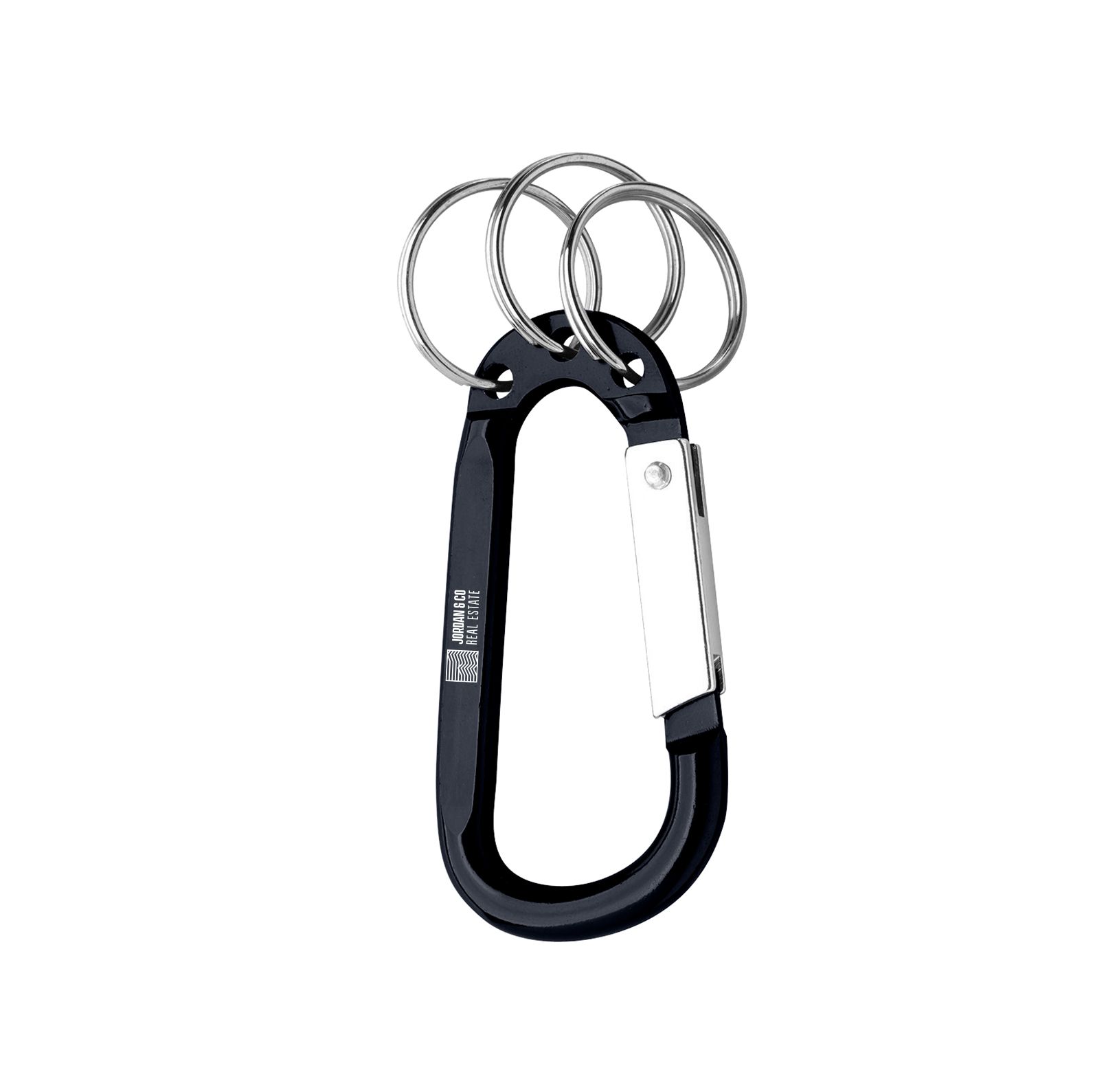 8mm Carabiner With Triple Split Ring