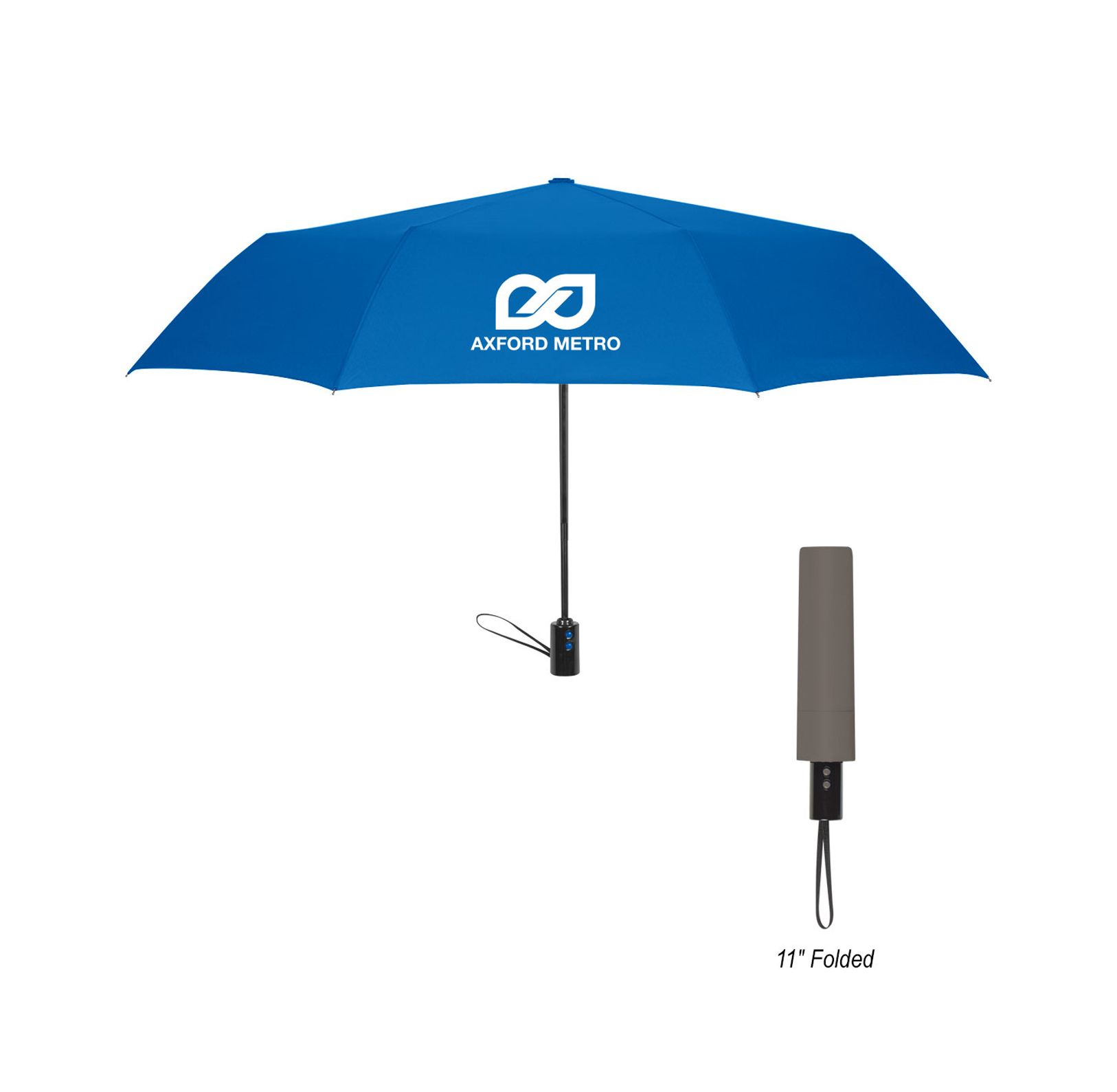 43'' Arc Dual Button Telescopic Umbrella