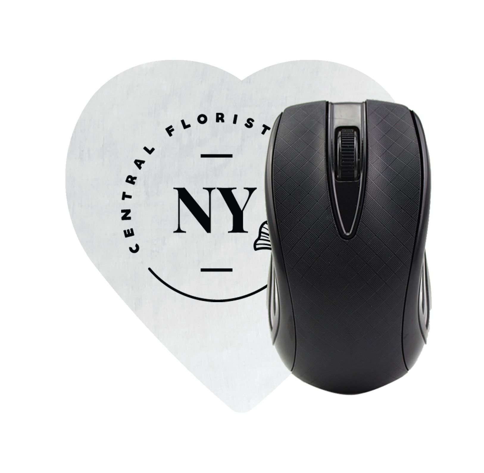 Heart Shaped Computer Mouse Pad