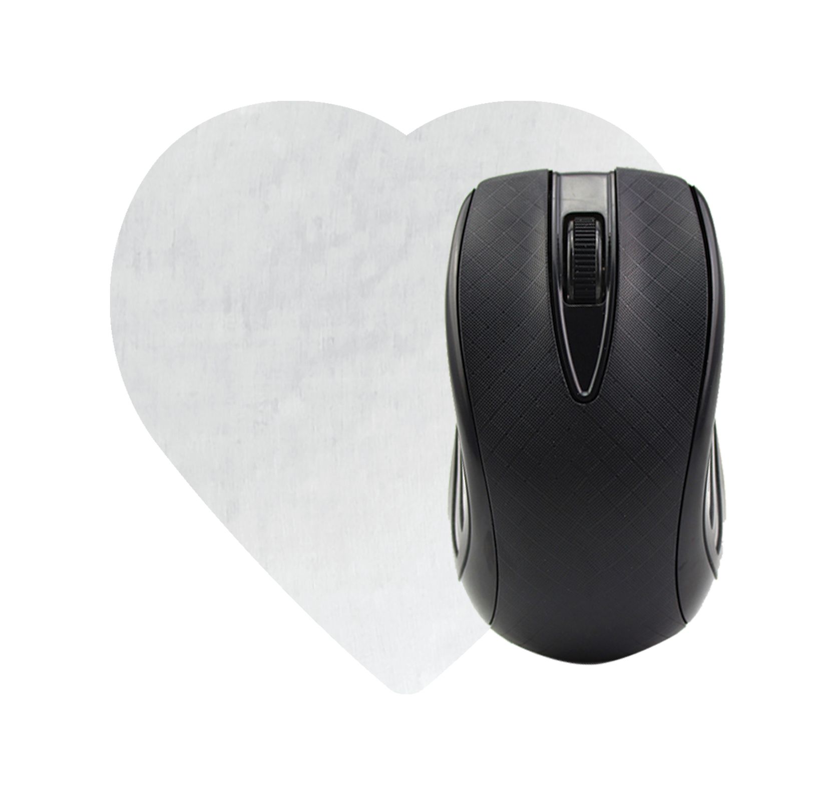 Heart Shaped Computer Mouse Pad