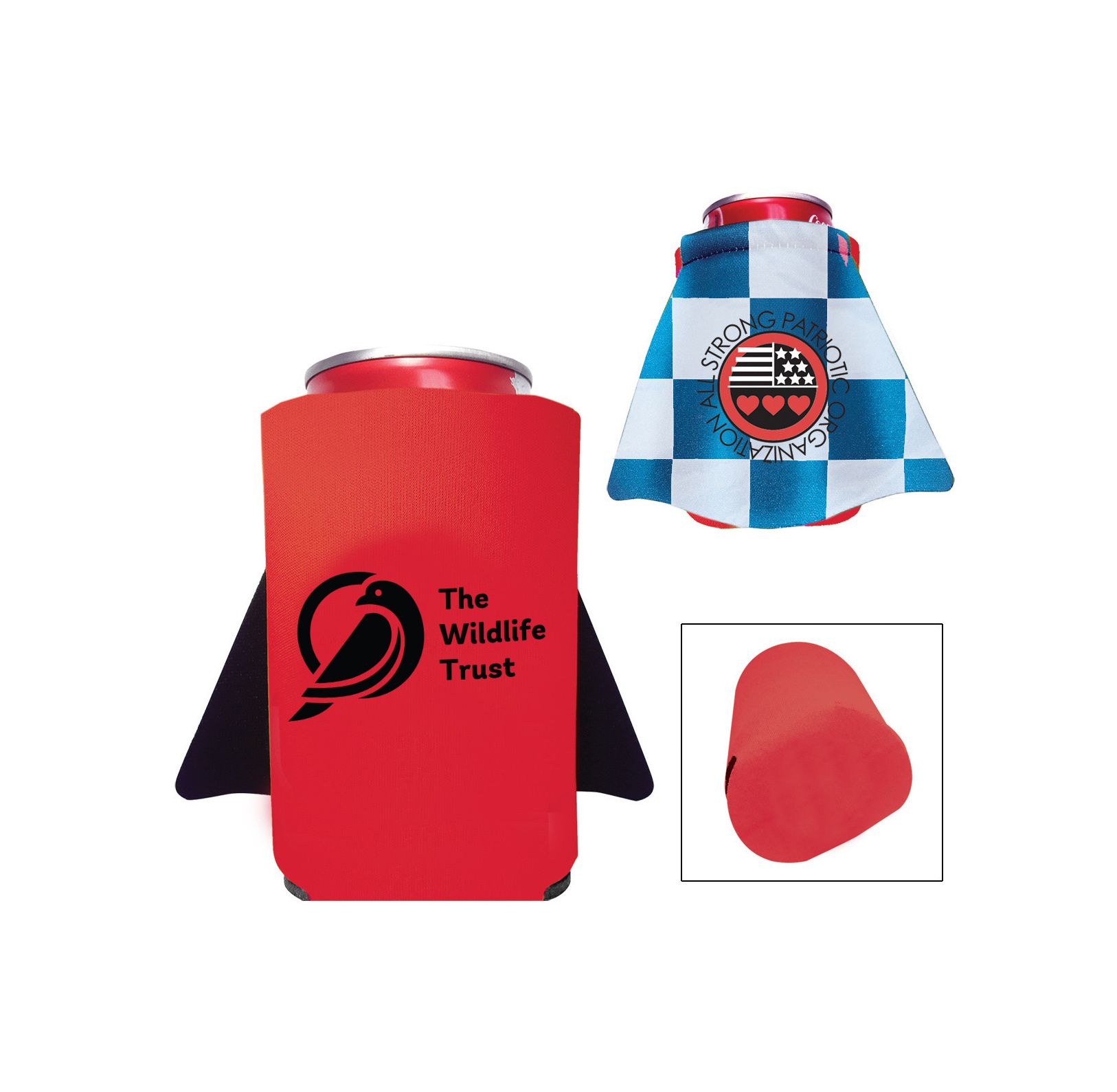 Kan-Tastic Koozie With Hero Cape