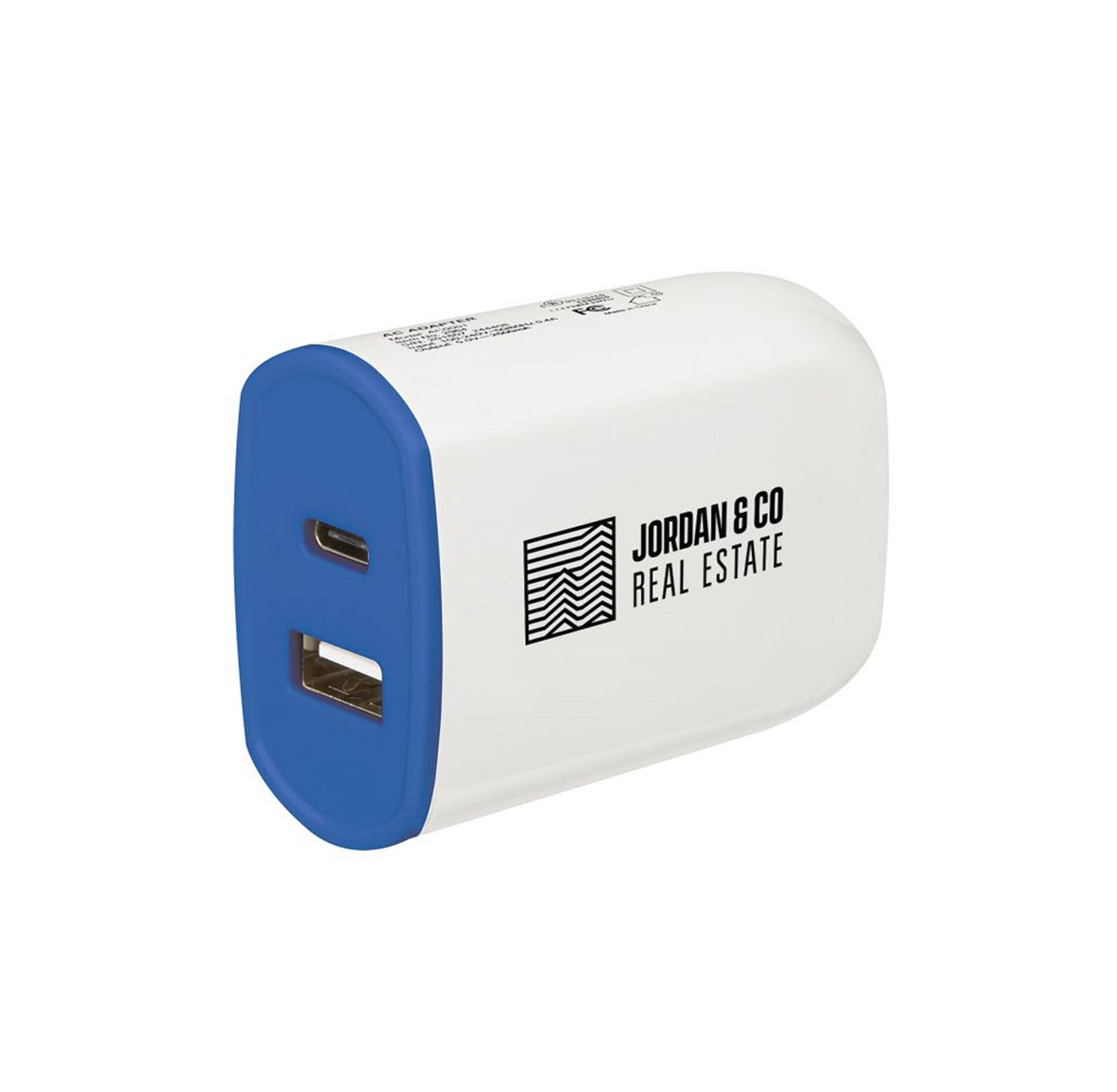 UL Listed 2-In-1 USB Type-C Wall Adapter