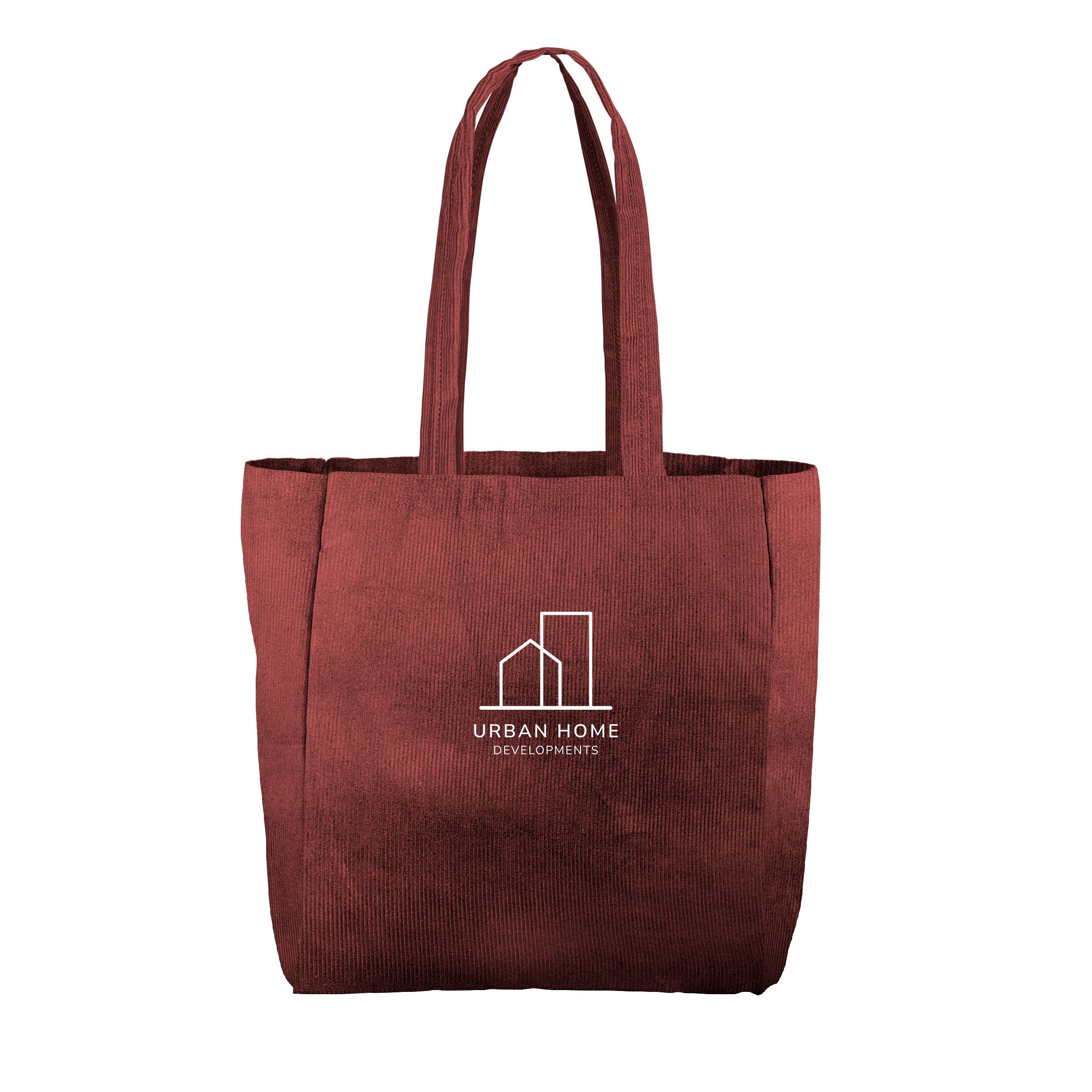 Corduroy Grocery Tote Bag