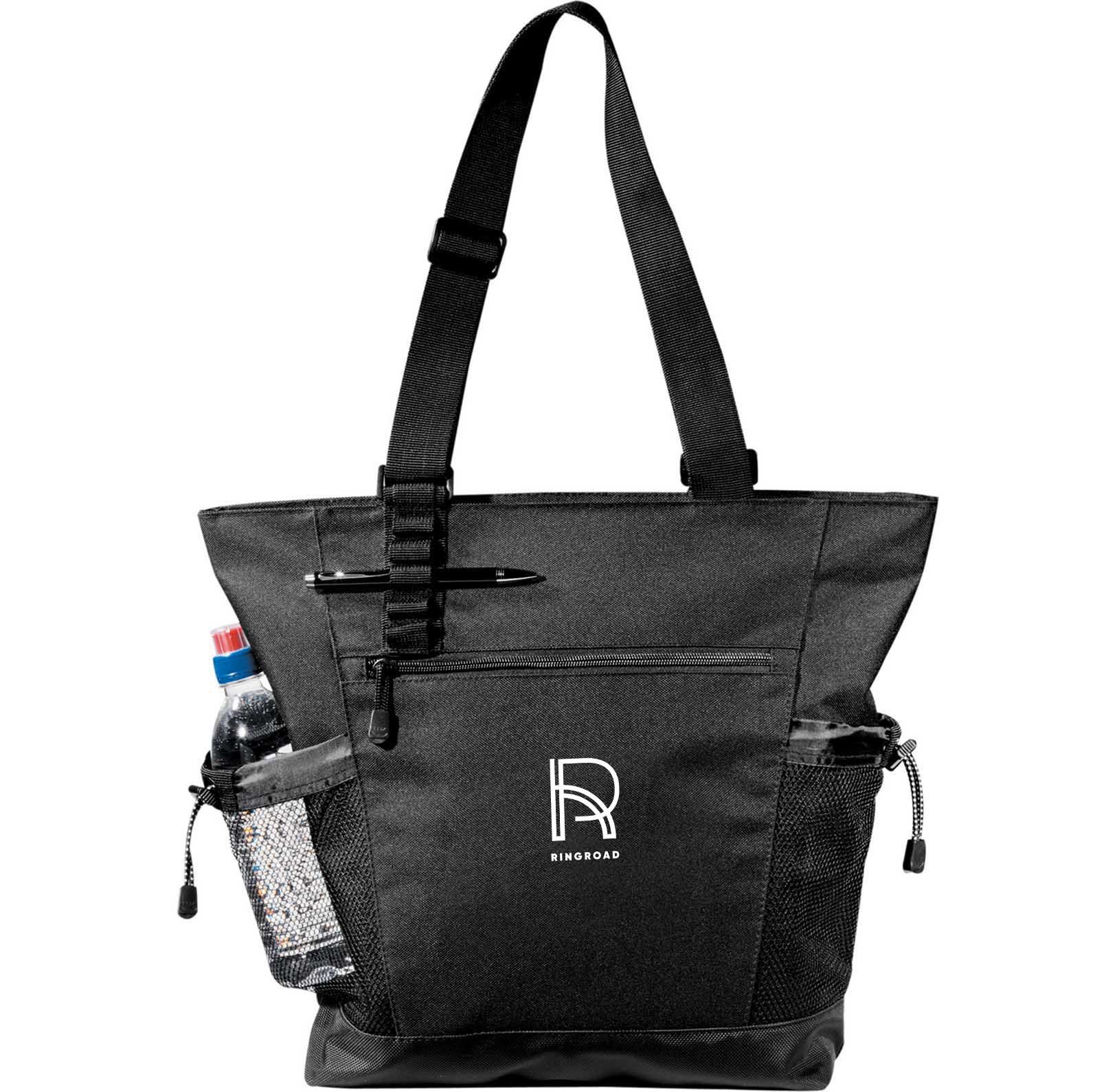 Urban Passage Zippered Travel Business Tote Bag