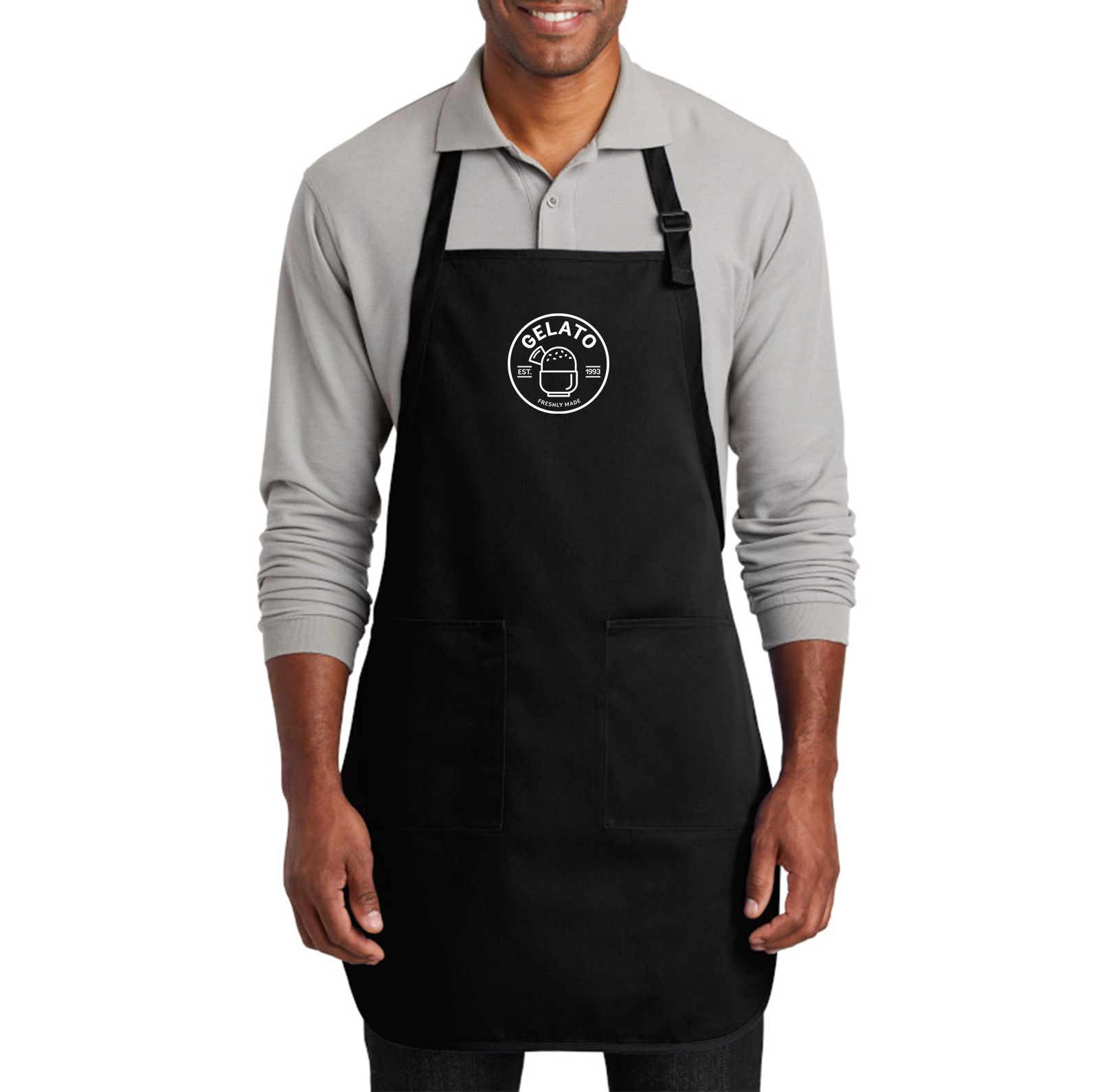 Port Authority Two-Pocket Bib Apron