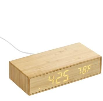 Bamboo Desk Clock