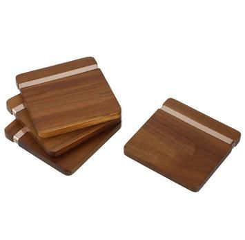 Acacia Coaster Set