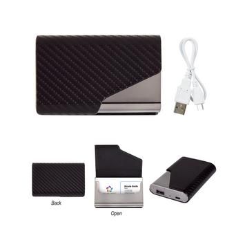 UL Listed 2-In-1 Zeus Power Bank With Card Holder